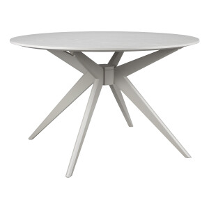 ZILT Ronde Eettafel 'Valecia' 122cm, kleur Beige