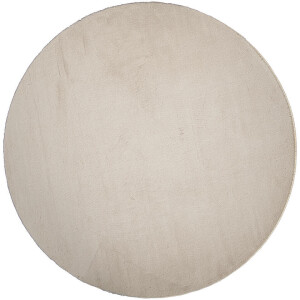 Leen Bakker - Vloerkleed Lilly - Off-white - Ø160 Cm - Polyester - Crème