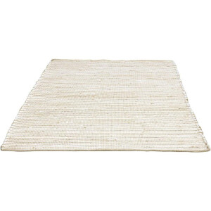 Leen Bakker - Vloerkleed Sahil - Wit - 90x150 Cm - Jute - Beige#Wit