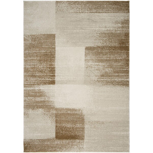 Leen Bakker - Vloerkleed Sagra - Zand/bruin - 160x230 Cm - Polypropyleen - Bruin#Beige