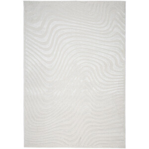 Leen Bakker - Vloerkleed Lucy - 200x290 Cm - Polypropyleen/Polyester - Crème