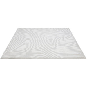 Leen Bakker - Vloerkleed Lucy - 200x290 Cm - Polypropyleen/Polyester - Crème