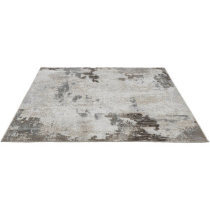 Leen Bakker - Vloerkleed Luco Beige/taupe - 160x230 Cm - Polypropyleen/Polyester - Beige#Taupe