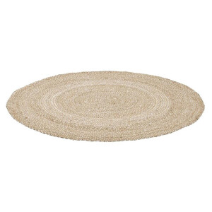 Leen Bakker - Vloerkleed Madras - Naturel - 180 Cm - Jute - Beige