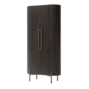 Richmond Opbergkast 'Luxor' Eiken, 190 x 90cm, kleur donkerbruin