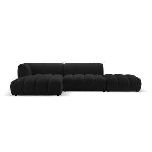 5-zits hoekbank Harry links open velvet | Micadoni