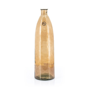 By-Boo Vaas 'Dali' Glas, 83cm, kleur Bruin
