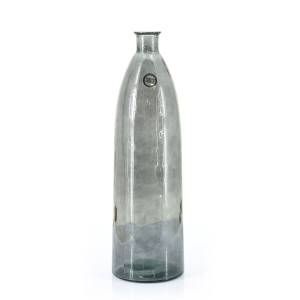 By-Boo Vaas 'Dali' Glas, 83cm, kleur Grijs