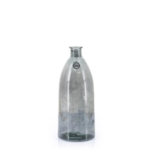 By-Boo Vaas 'Dali' Glas, 62cm, kleur Grijs