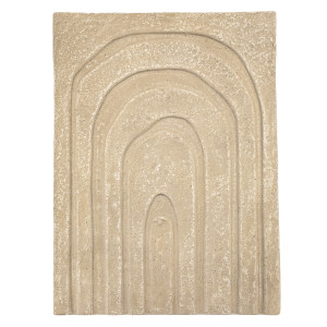 By-Boo Wanddecoratie 'Echo' 80 x 60cm, kleur Naturel