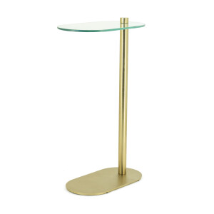 By-Boo Laptoptafel 'Plato' 70cm hoog, kleur Goud