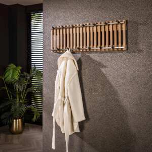 LifestyleFurn Kapstok 'Emilee' Mangohout, Met 13 haken