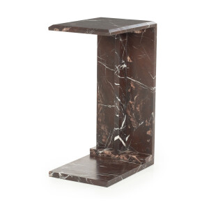 By-Boo Laptoptafel 'Mirage' Marmer, kleur Rood