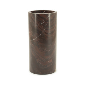 By-Boo Vaas 'Rosso' Marmer, 33cm hoog