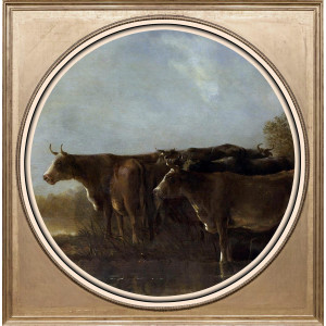queence Artprint op acrylglas Koeien Fine Art-print in galeriekwaliteit