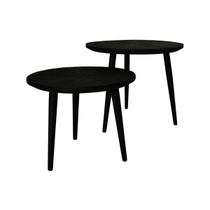 Set van 2 ronde bijzettafels Verona | HSM Collection