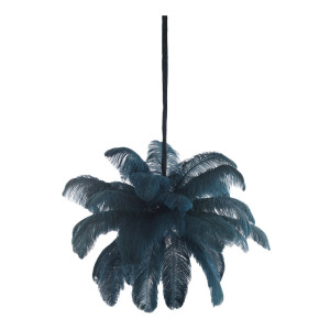 Light & Living Hanglamp 'Feather' Ø80cm, kleur Blauw