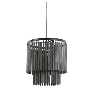 Light & Living Hanglamp 'Gulag' 45cm, kleur Zwart