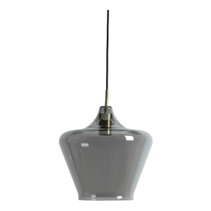 Light & Living Hanglamp 'Solly' Ø30cm, kleur Antiek Brons/Smoke