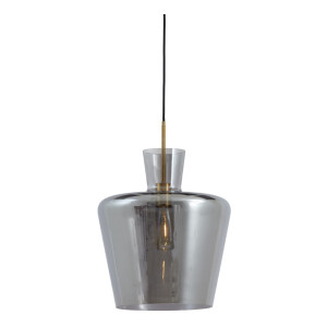 Light & Living Hanglamp 'Myles' 25cm, kleur Smoke/Antiek Brons