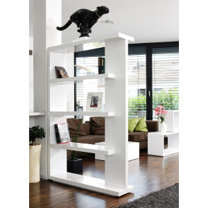 Artistiq Roomdivider 'Johnathan', 180 x 128 x 30cm, kleur Wit