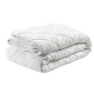 2e Halve Prijs Leen Bakker - Dekbed Sedna Synthetisch - 4-seizoenen - 200x200 Cm - Polyester/Synthetisch - Wit