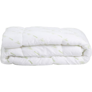 2e Halve Prijs Leen Bakker - Dekbed - Middelwarm - 240x200 Cm - Bamboe - Wit