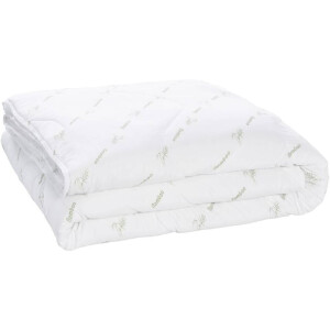 2e Halve Prijs Leen Bakker - Dekbed - 4-seizoenen - 240x220 Cm - Bamboe - Wit
