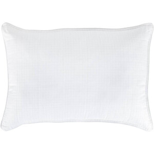 Leen Bakker - Hoofdkussen Carbon Anti Stress - 60x70 Cm - Microvezel/Carbon - Wit