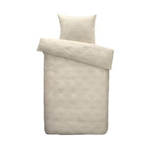 Leen Bakker - Dekbedovertrek Adam - Zand - 140x200/220 Cm - Katoen - Beige