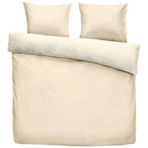 Leen Bakker - Dekbedovertrek Favorite Fuzzle- Off-white - 240x220 Cm - Polyester - Wit