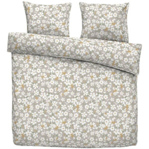 2e Halve Prijs Leen Bakker - Dekbedovertrek Mavi - 240x220 Cm - Polyester - Beige