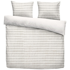 2e Halve Prijs Leen Bakker - Dekbedovertrek Brylin - Off-white - 240x200/220 Cm - Polyester - Wit