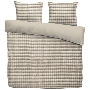 2e Halve Prijs Leen Bakker - Dekbedovertrek Brylin - Zand - 240x200/220 Cm - Polyester - Beige