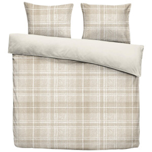 2e Halve Prijs Leen Bakker - Dekbedovertrek Philip - Zand/taupe - 240x200/220 Cm - Polyester - Beige#Taupe