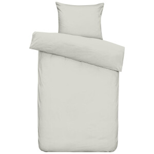 2e Halve Prijs Leen Bakker - Dekbedovertrek Luka - 140x200/220 Cm - Katoen - Beige