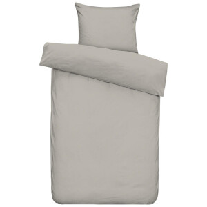 2e Halve Prijs Leen Bakker - Dekbedovertrek Jay - Zand - 140x200/220 Cm - Katoen - Beige