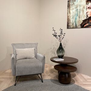 Brix Salontafel 'Troy' Mangohout, 70cm