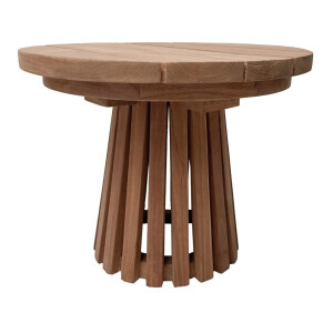 Livingfurn Ronde Bijzettafel 'Cindo' Teakhout, 50cm