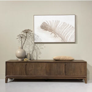 Livingfurn TV-meubel 'Cortez' Mangohout, 210cm