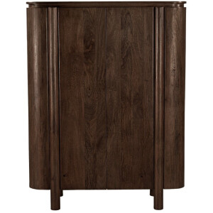 Livingfurn Opbergkast 'Salano' Mangohout, 150 x 115cm, kleur Bruin