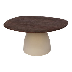 Brix Organische Salontafel 'Marron' Mangohout, 86cm