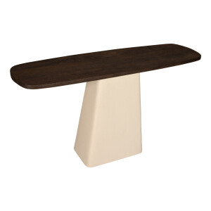 Brix Sidetable 'Mylon' Mangohout en gecoat staal, 140cm