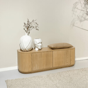 Livingfurn TV-meubel 'Novero' Eiken, 140cm, kleur Naturel