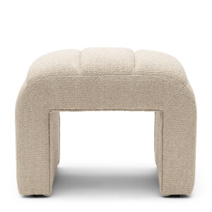 Rivièra Maison Hocker 'Brera' Bouclé, kleur Natural Grey