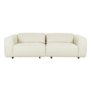 Zuiver 3-zits Bank 'Wings' Bouclé, kleur Naturel