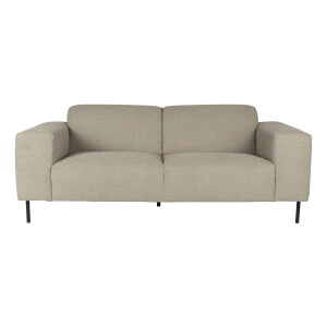 ZILT 2,5-zits Bank 'Rodolfo' Bouclé, kleur Zand