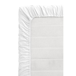 Leen Bakker - Topper Hoeslaken - Percale Katoen - 90x200 Cm - Percal Katoen - Wit