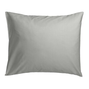 Leen Bakker - Kussensloop Percale Katoen 2 Stuks - Licht - 60x70 Cm - Percal Katoen - Grijs