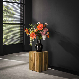 LifestyleFurn Zuil 'Nikkita' Teakhout, 45cm hoog